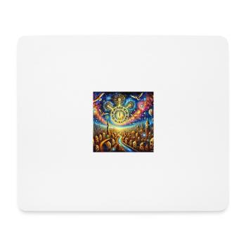 Die Uhr des Himmels - Mousepad (Querformat) - Weiß - Vorne