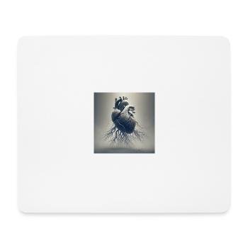 Rooted - Mouse Pad (horizontal) - white - Front