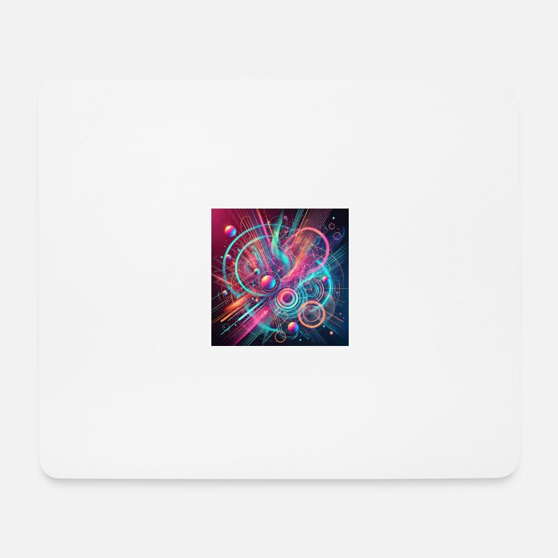 Neon-Energie - Mousepad (Querformat) - Weiß