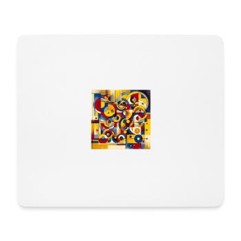 Abstrakte Kunst - Mousepad (Querformat) - Weiß - Vorne
