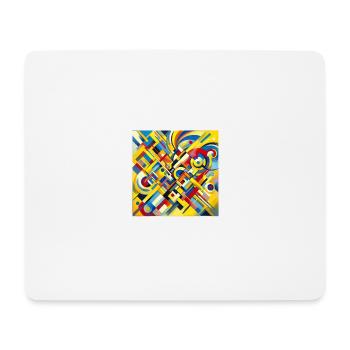 Abstrakte Kunst - Mousepad (Querformat) - Weiß - Vorne