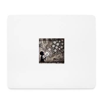 Kein Banksy - Wünsche in den Sternen - Mousepad (Querformat) - Weiß - Vorne