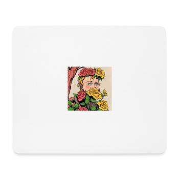 Knight Rose - Mousepad (Querformat) - Weiß - Vorne