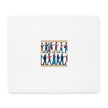 Respektvolles Design - Mousepad (Querformat) - Weiß - Vorne