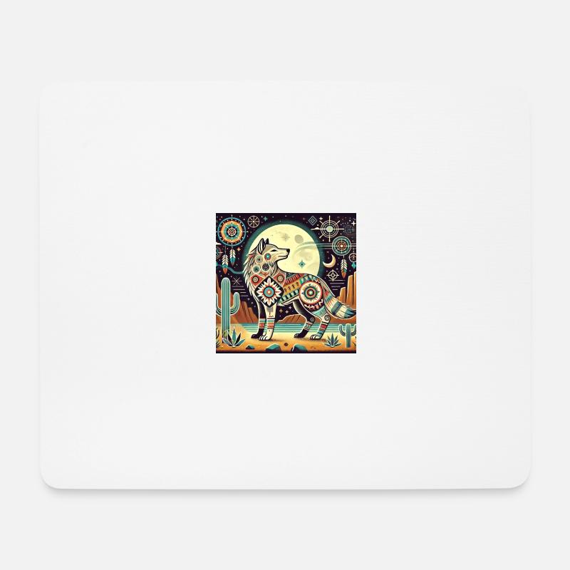 Wolf on your Side - Mouse Pad (horizontal) - white
