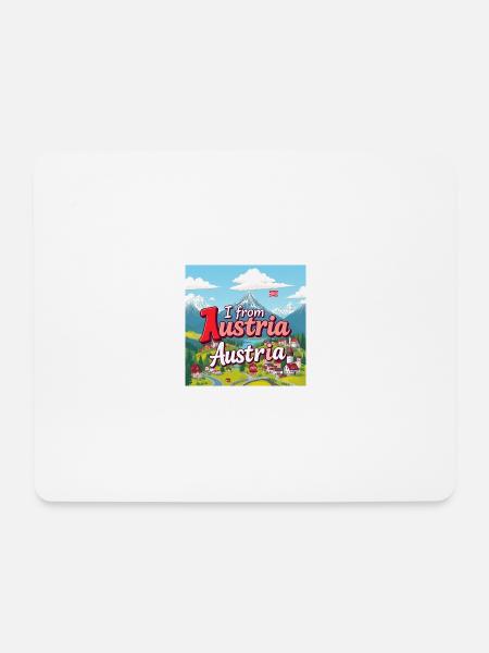 Austria III - Mouse Pad (horizontal) - white