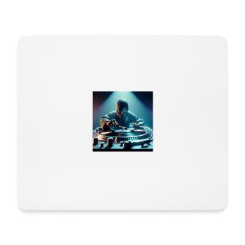 Ninja DJ - Mousepad (Querformat) - Weiß - Vorne