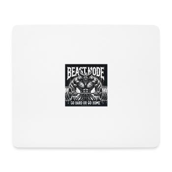 Mode logo - Tapis de souris (format paysage) - blanc - Devant