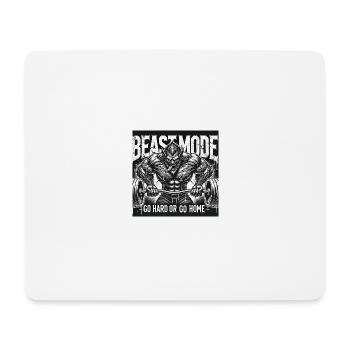 Mode logo - Tapis de souris (format paysage) - blanc - Devant