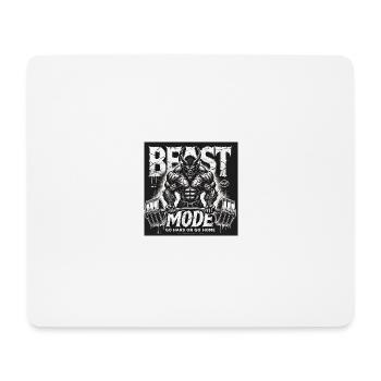 Mode logo - Tapis de souris (format paysage) - blanc - Devant