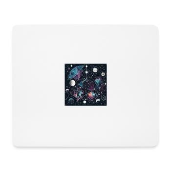Geometric Shapes of the Universe - Mouse Pad (horizontal) - white - Front