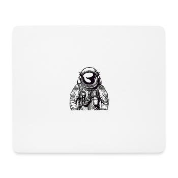 Astronaut 5 - Mouse Pad (horizontal) - white - Front