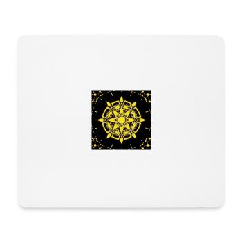 Cyber-Muster - Mousepad (Querformat) - Weiß - Vorne