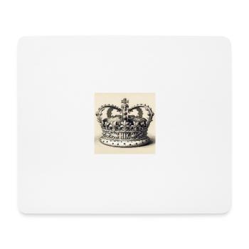 Grosse Krone - Mousepad (Querformat) - Weiß - Vorne