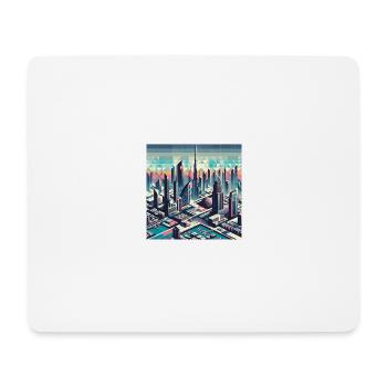 Geometric Dubai Image - Mouse Pad (horizontal) - white - Front