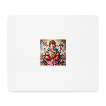 GANESHA - Mousepad (Querformat) - Weiß - Vorne
