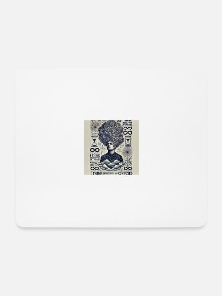 Parisanin düsüncesi - Mouse Pad (horizontal) - white