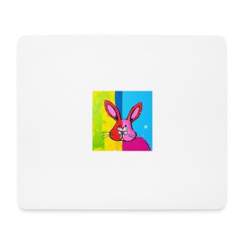 "Bunter Ostertag" - Mousepad (Querformat) - Weiß - Vorne
