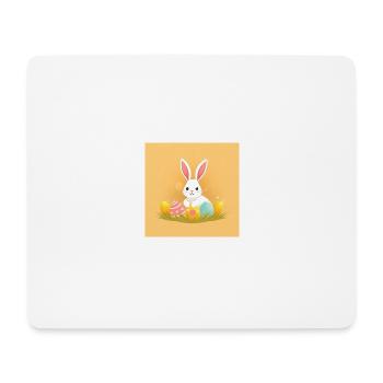 Ostertraum mit Hasi- - Mousepad (Querformat) - Weiß - Vorne
