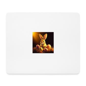 Hasenglück Reloaded - Mousepad (Querformat) - Weiß - Vorne