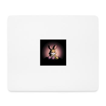 Hasi’s Ostereiersuche - Mousepad (Querformat) - Weiß - Vorne