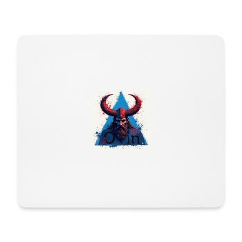 Odin - Tapis de souris (format paysage) - blanc - Devant