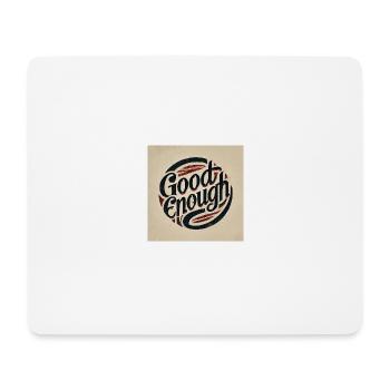 assez bon - Tapis de souris (format paysage) - blanc - Devant