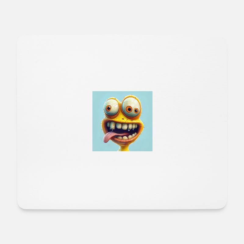 Lustig - Mousepad (Querformat) - Weiß