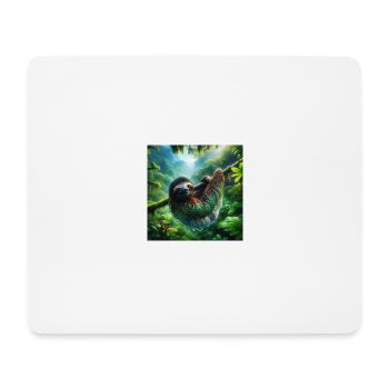 Sloth Wanderer Pura Vida - Mouse Pad (horizontal) - white - Front
