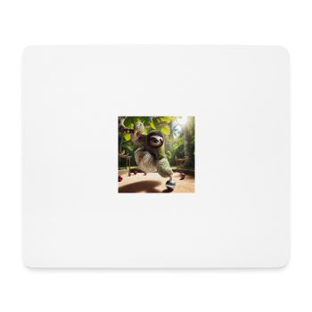 Sloth Tramp petanque - Mouse Pad (horizontal) - white - Front