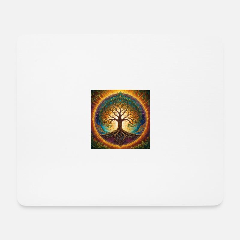 Tree of Live - Mousepad (Querformat) - Weiß
