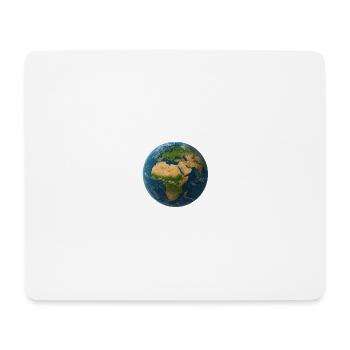 Erde - Mousepad (Querformat) - Weiß - Vorne