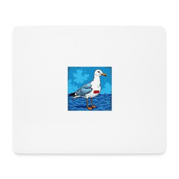 Moin, you beach pirates - Mouse Pad (horizontal) - white - Front