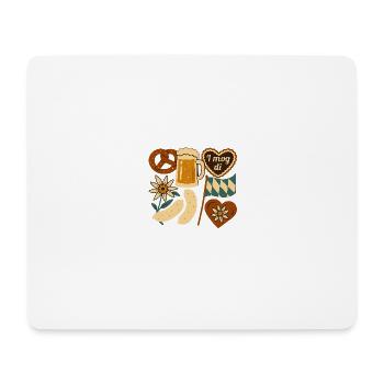 Bayern - Mousepad (Querformat) - Weiß - Vorne