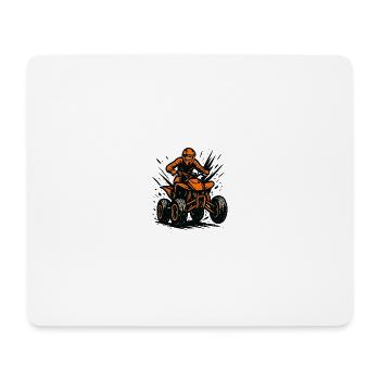 Full Throttle – Quad Power - Mousepad (Querformat) - Weiß - Vorne
