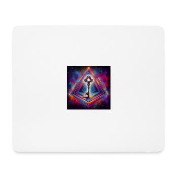 Der verlorene Schlüssel - Mousepad (Querformat) - Weiß - Vorne
