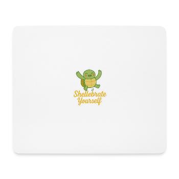Shellebrate vous-même ! - Tapis de souris (format paysage) - blanc - Devant