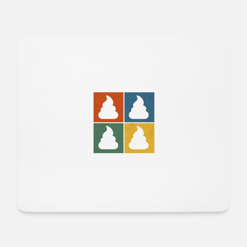 Pop Art – bunt & ironisch - Mousepad (Querformat) - Weiß