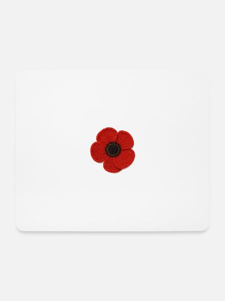 Blumen - Mousepad (Querformat) - Weiß