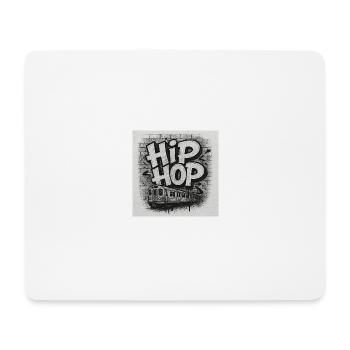 HipHopTrainBlack&White - Mouse Pad (horizontal) - white - Front