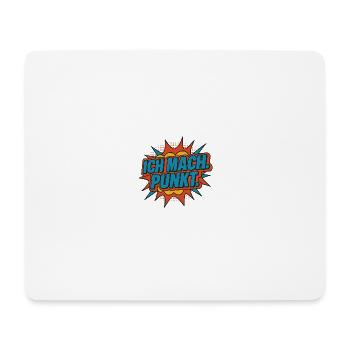 Ich mach Punkt Comic - Mousepad (Querformat) - Weiß - Vorne