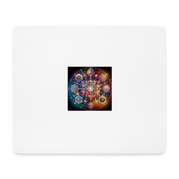 Geometrie sacred - Mousepad (Querformat) - Weiß - Vorne