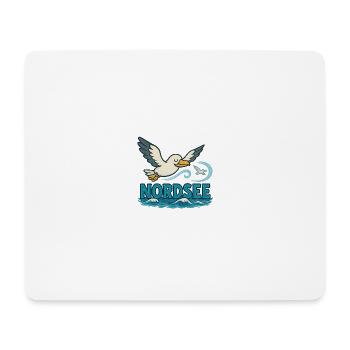 Nordsee - Mousepad (Querformat) - Weiß - Vorne
