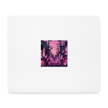 Straße in Tokyo - Mousepad (Querformat) - Weiß - Vorne