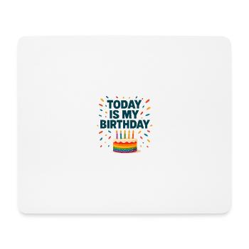 Geburtstag 2 - Mousepad (Querformat) - Weiß - Vorne