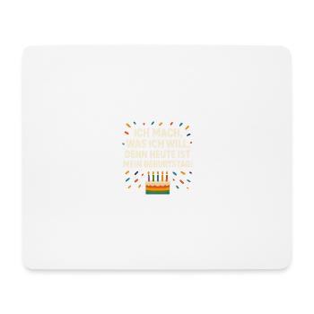 Geburtstag3 - Mousepad (Querformat) - Weiß - Vorne