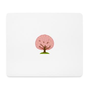 Cherry blossom - Mouse Pad (horizontal) - white - Front