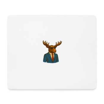 Orignal en costume - Tapis de souris (format paysage) - blanc - Devant