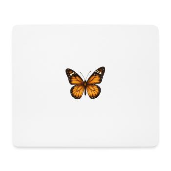 Papillons monarques – délicats et majestueux - Tapis de souris (format paysage) - blanc - Devant