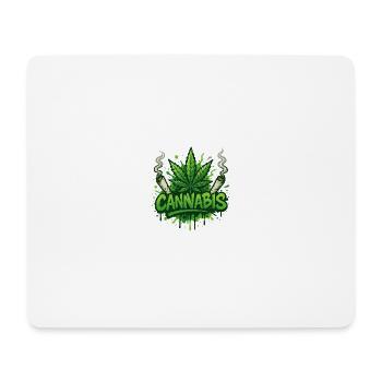 Brokkoli - Mousepad (Querformat) - Weiß - Vorne